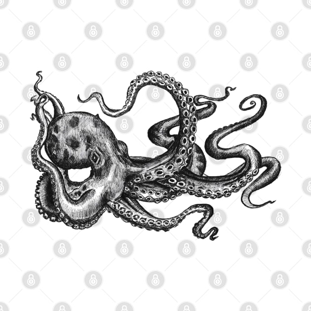 Kraken Octopus by Broken Line Design