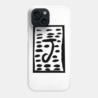 The letter J Phone Case