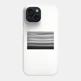 Coastal abstract wavy clouds over horizon Phone Case