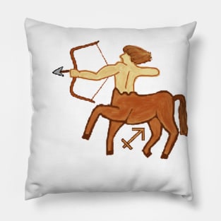 Sexy-Exy Sagittarius Zodiac Pillow