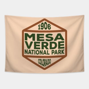 Mesa Verde National Park badge Tapestry