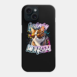 Imma Monsta! CAT | Blacktee | by Asarteon Phone Case