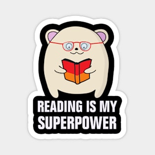 Reading is my superpower Magnet