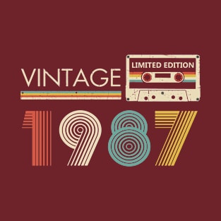 Vintage 1987 Limited Edition Cassette T-Shirt