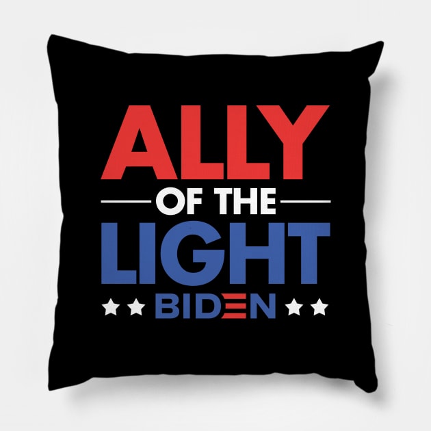 Ally of the Light - Joe Biden Pillow by zeeshirtsandprints