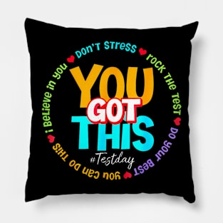 You Got This Rock The Test Pillow