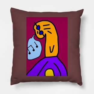 Blues Singer Pillow