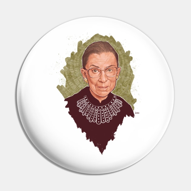 Notorious RBG - I DISSENT Pin by ingoadwetrust