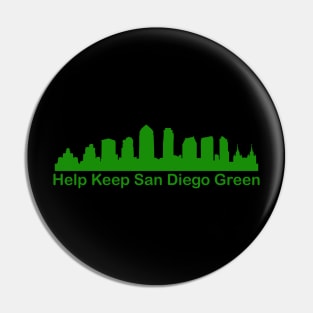 Help Keep San Diego Green - Recycle Pin