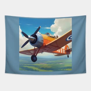 Vintage Victorian plane Tapestry