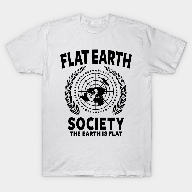 flat earth t shirt