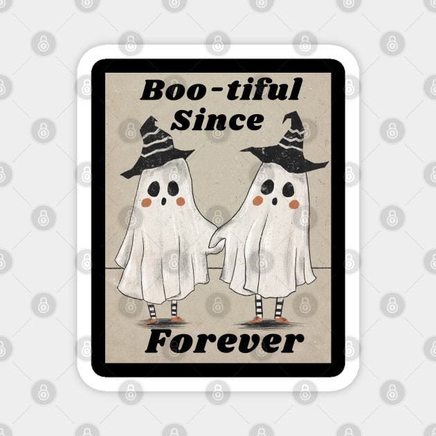 Bootiful Since Forever Halloween Boo Magnet by Artist usha