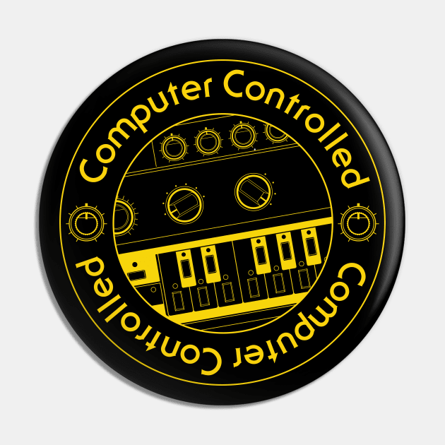 303 Bassline Circle: Computer Controlled Pin by Atomic Malibu