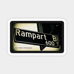 Rampart Boulevard, Los Angeles, California by Mistah Wilson Magnet