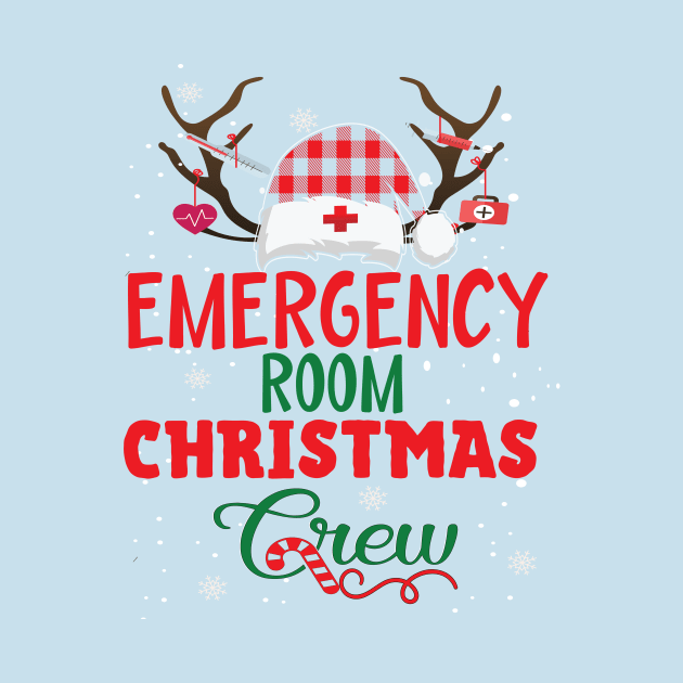 Emergency room christmas crew er nurse gift by DODG99