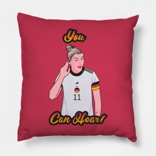 Popp #11 GER 22 Football Celebration Pillow