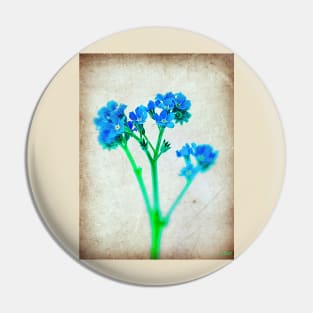 Forget Me Not Flower Pin