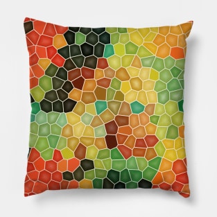 Colorful stained glass Pillow