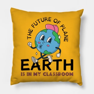 Teacher happy Earth day Everyday 2024  gift april 22 Rainbow Pillow