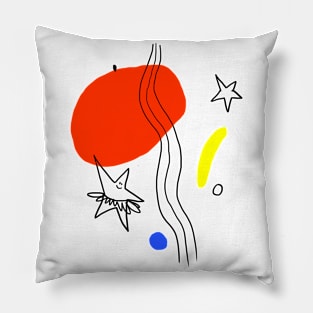 funny abstract 2 Pillow