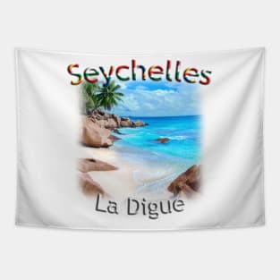 Seychelles - La Digue - Anse Patates Tapestry