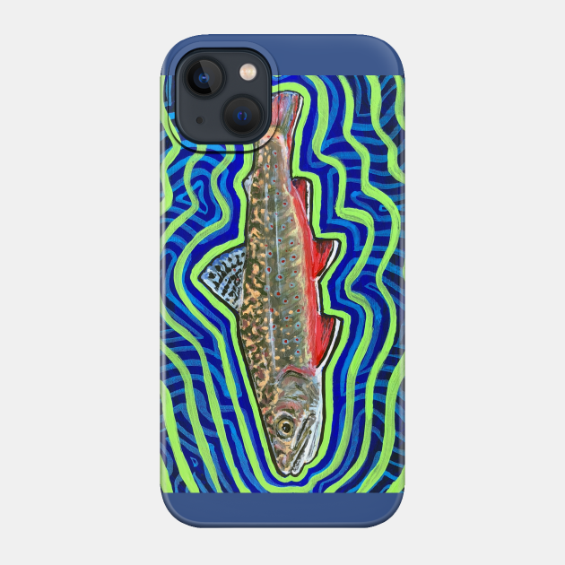 Southern Appalachian Brook Trout - Fishing - Phone Case