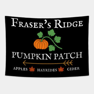 Fraser's Ridge North Carolina Pumpkin Patch Fall Festival Tapestry