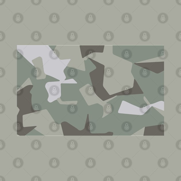 Graphic camouflage pattern by wamtees