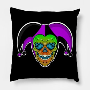 Jack-O’s Skull Jester Pillow