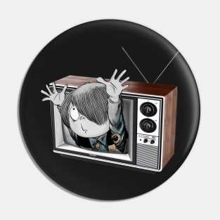 Kitaro Ringu B&W Pin