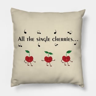 cherries dancing Pillow