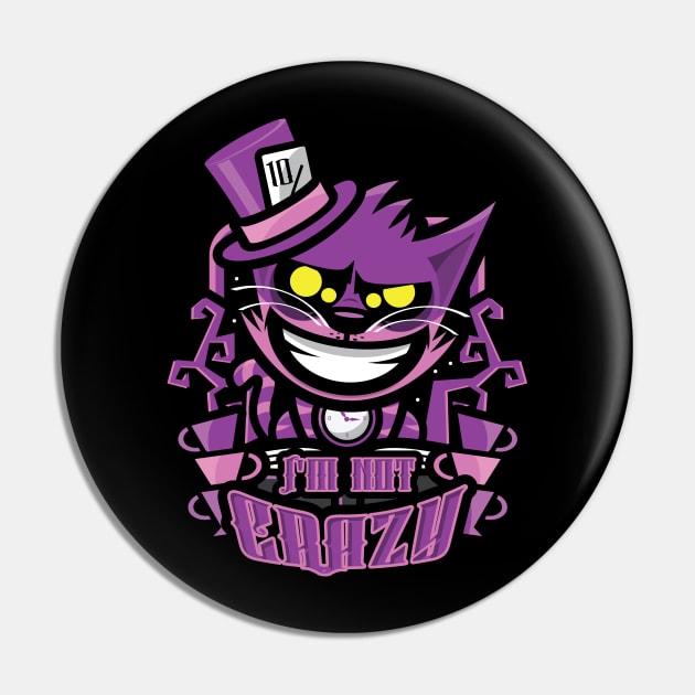 Crazy Cat Pin by jrberger