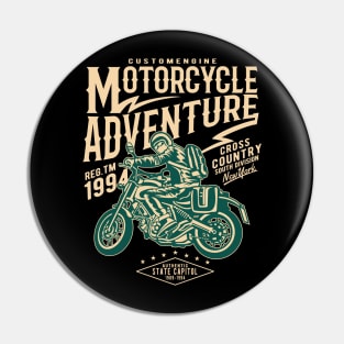 Motorcycle Adventure Pin