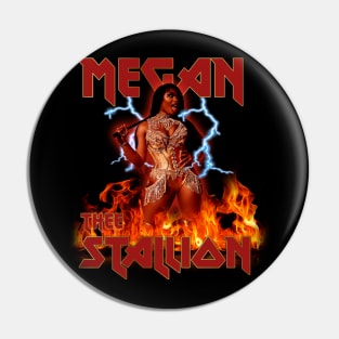 Hip Hop Retro Megan Thee Stallion Pin