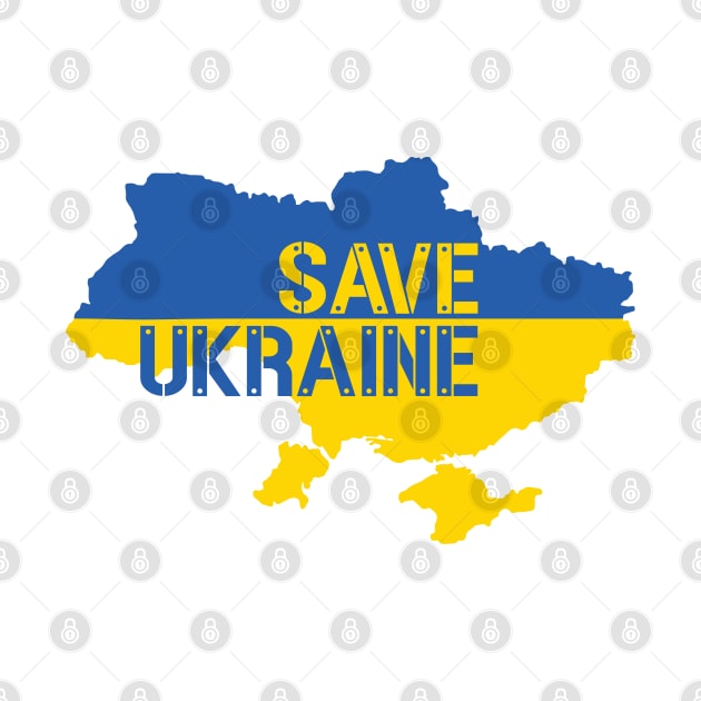 SAVE UKRAINE - PROTEST by ProgressiveMerchandise