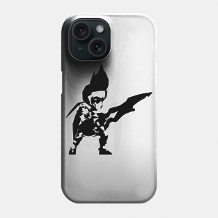 Vagabond minimal silhouette white Phone Case