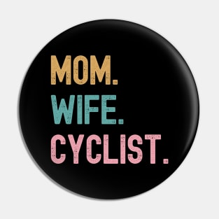 Cycling T-shirt for Her, Women Cycling, Mothers Day Gift, Mom Birthday Shirt, Cycling Woman, Cycling Shirt, Cycling Wife, Cycling Mom, Bike Mom, Cycling Gifts for Her, Strong Women Pin