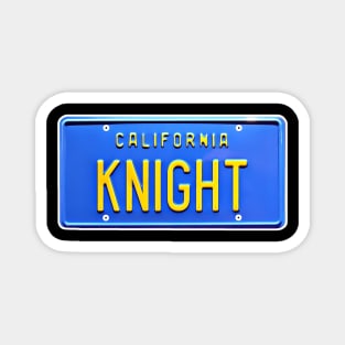 Knight Rider KITT Car License Plate Magnet