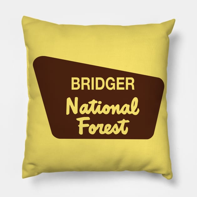 Bridger National Forest Pillow by nylebuss