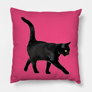 Black Cat Pillow