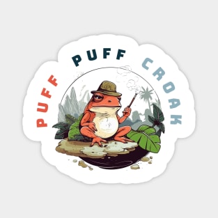 Puff Puff Croak Magnet