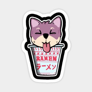 Ramen Dog Magnet