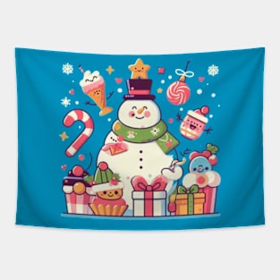 Sweet Snowy Charm Tapestry