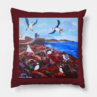 Puffin Beach Pillow