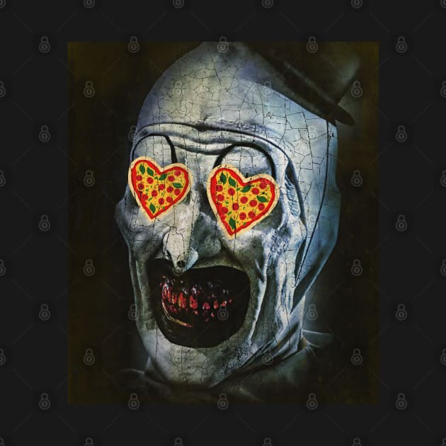 Terrifier look pizza by Hat_ers