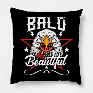 Bald & Beautiful Eagle Design Pillow