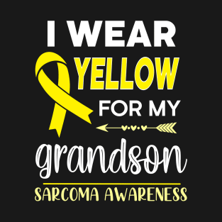 I Wear Yellow For My Grandson T-Shirt