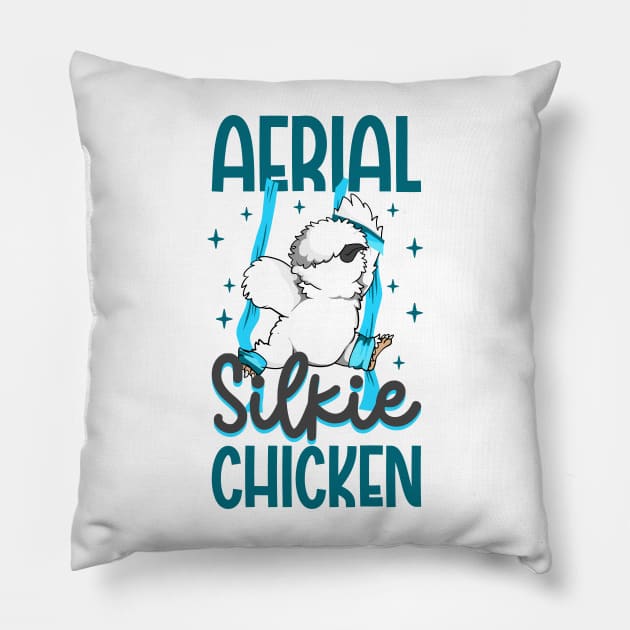 Aerial Silk Yoga - Aerial Silkie Chicken Pillow by Modern Medieval Design