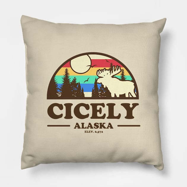 Cicely Alaska Pillow by deadright