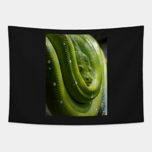 Green Tree Python, Australian Reptile Tapestry